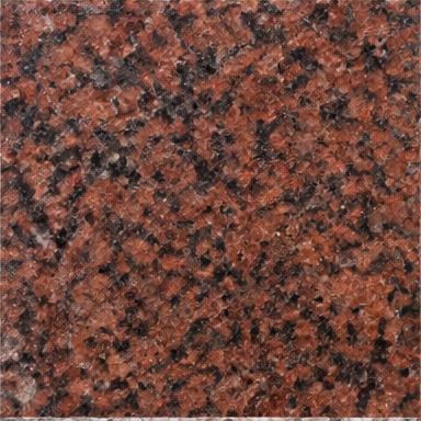 Multicolor Red graniet materiaalmonster